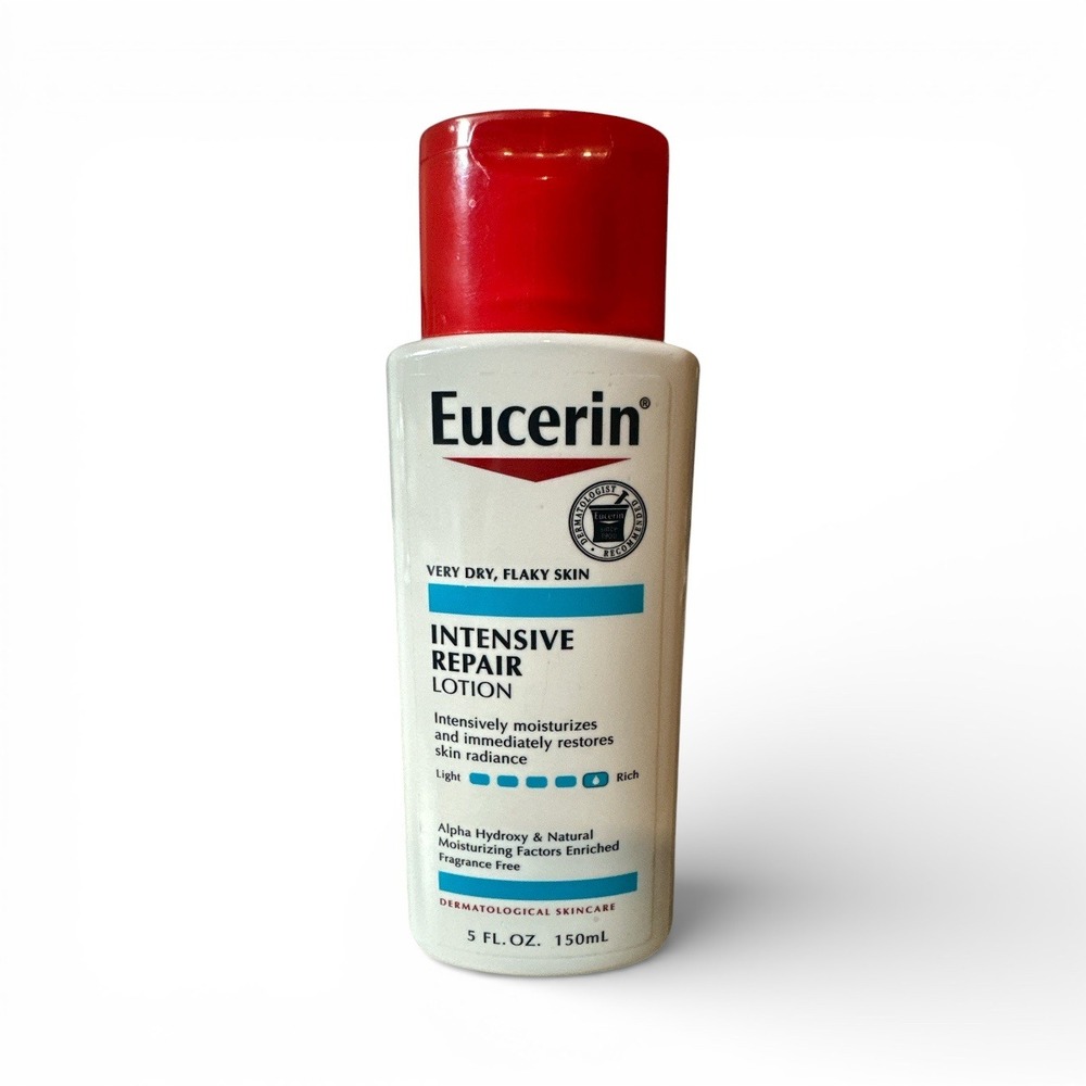 Eucerin Intensive Repair Lotion 5oz‎ Fragrance Free Very Dry, Flaky Skin New
